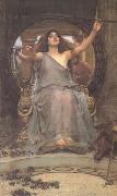 John William Waterhouse Circe offering the Cup to Ulysses (mk41) oil painting